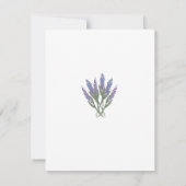 ラベンダー 情報/メニューカード 招待状 (裏面)