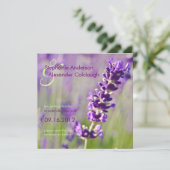 ラベンダー • 結婚式の日程お知らせ セーブザデート (スタンド正面)