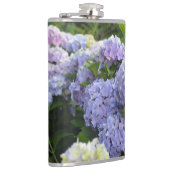 ラベンダー&薄紫ホルテンシアアジサイ花 フラスク (右)