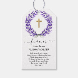 ラベンダー 追悼 記念品 タグ