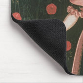 ラベンダー、c.1840の小さな女の子 マウスパッド (コーナー)