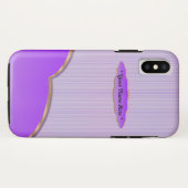 ラベンダー Case-Mate iPhoneケース (裏面(横))