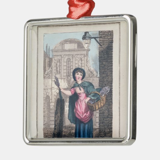 ラベンダー、「Londonの叫びからの寺院のバー、 メタルオーナメント (左)