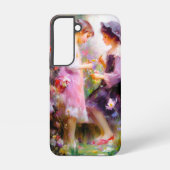 ラベンダー SAMSUNG GALAXYケース (裏面)