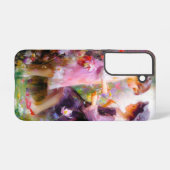 ラベンダー SAMSUNG GALAXYケース (裏面横)