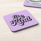 ラベンダーBe親切な肯定コースターセット コースター (左側)