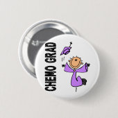 ラベンダーCHEMOの卒業生1 (Cancer大将) 缶バッジ (正面&裏面)