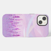 ラベンダーiPhoneケース iPhoneケース (裏面横)