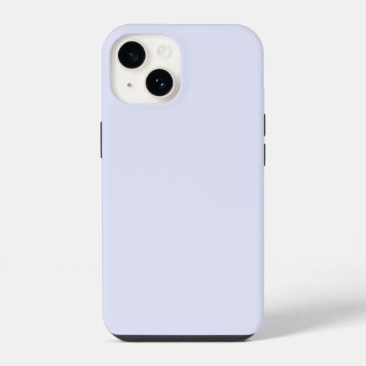 ラベンダーiPhone 14ケース iPhoneケース (裏面)