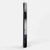 ラベンダーiPhone 5 idケースのテクスチャ付きパリ Case-Mate iPhoneケース (裏面/右)