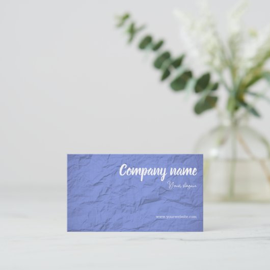 ラベンダーQR名刺 Paper Creative Studios 名刺 (スタンド正面)