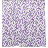 ラベンダ葉ー シャワーカーテン (正面)