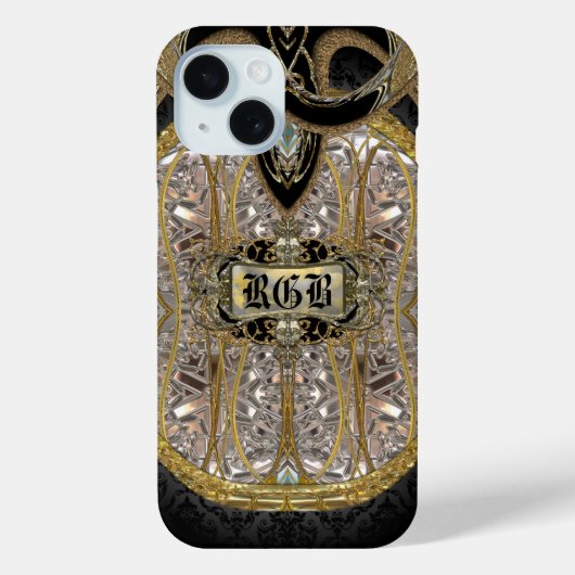 ラベンテルモエレガントノグラム Case-Mate iPhoneケース (裏面)