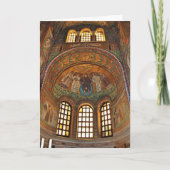 ラベンナ、イタリアのモザイククリスマスカード シーズンカード (正面)