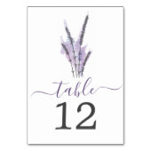 ラベンミニマルダ結婚ーのテーブル番号 テーブルナンバー (裏面)