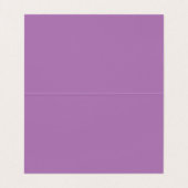 ラベンモダンダー紫の白の折り畳コンテンポラリーみ 名刺 (内部フラット)