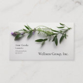 ラベン葉ダー付きの 名刺 (正面)