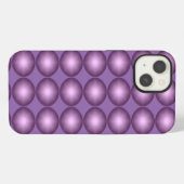 ラベン輝くダー水玉模様 iPhoneケース (裏面横)