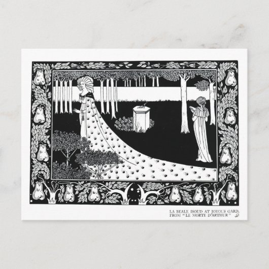 ラベールイスウードアットジョウスガード、イラストレーションからの' ポストカード (正面)