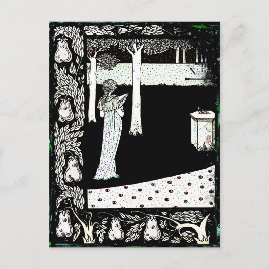 ラベールイゾー読ルドの庭 ポストカード (正面)