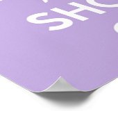 ラベ保ンダーで落ち着いて買い物 ポスター (角)