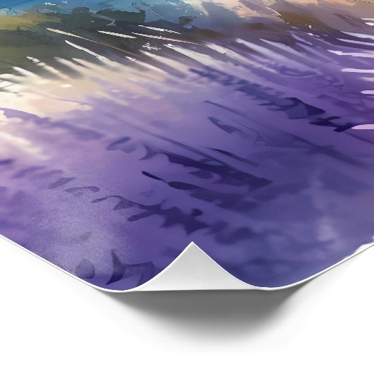 ラベ地中海のンダーコーストと帆船 ポスター (コーナー)