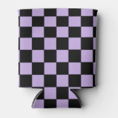 ラベ市松模様にンダーとブラック 缶クーラー (正面)