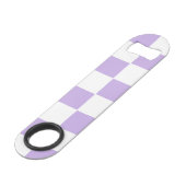 ラベ市松模様にンダーと白 スピード栓抜き (正面アングル)