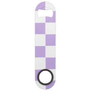 ラベ市松模様にンダーと白 スピード栓抜き