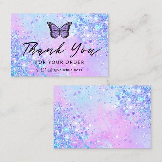 ラベ感謝していンタ 名刺 (正面/裏面)