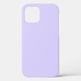 ラベ淡い色のンダー無地のカラー iPhone 12ケース