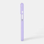 ラベ淡い色のンダー無地のカラー iPhone 16ケース (左側面)