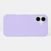 ラベ淡い色のンダー無地のカラー iPhone 16ケース (裏面横)