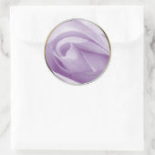 ラベ淡い色のンダー結婚式招待状シール ラウンドシール (バッグ)