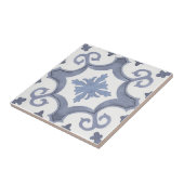 ラベ渦巻形のンパープル地中海のスタイル タイル (側面)