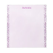 ラベ点々のあるン縁どメモ帳 ノートパッド (正面)