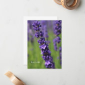 ラベ独身のンダー茎 ノートカード (正面/裏面インサイチュ)