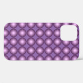 ラベ白熱［赤熱］光を放つンダー水玉模様パターン Case-Mate iPhoneケース (裏面 (横))