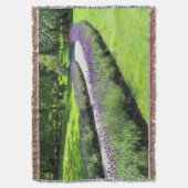 ラベ素晴らしンダーラインのガーデンウォーク スローブランケット (正面縦)