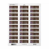 ラベ素朴ンダフローラバエレガントンウッド ラベル (フルシート)