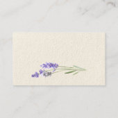 ラベ素朴ンダーとセージRSVP エンクロージャーカード (裏面)