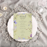 ラベ素朴ンダーとセージWildflowers Sage's 結婚 メニュー<br><div class="desc">私たちの絶妙な素朴結婚なメニューを紹介し、その魅惑的なデザインであなたの特別な日の本質をキャプチャするために細工。写真の穏やかな緑の背景、あなたのお祝いのための穏やかなロマンチックなトーンを設定。デザインは、紫色、ラベンダー、クリーム、セージの緑の色合いの繊細なフレームで飾られ、美しい牧草地を彷彿とさせる。素朴な魅力とシンプルさが完璧に混エレガント合している。柔らかい色合いと複雑なフローラ詳細お洒落は、ゲストが受け取った瞬間から魅了し、魅力的な雰囲気を作り出す。緑豊かな緑の背景と魅惑的な野花の組み合わせは、静けさと自然美しいの感覚を呼び、ステージを本当に魔法のお祝いに設定する。あなたは親密な田舎の集まりや壮大な屋外の出来事を計画するかにかかわらず、この素朴な結婚デザインは、あなたの選択されたテーマを完全に補完する。自然の美しいを受け入れながら、素朴な優雅さのtouchを求めるカップルにとって祝理想的な選択である。Simple Farmhouse Pressによって作成。</div>