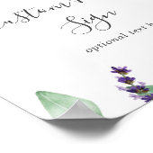 ラベ素朴ンダーとユーカリカスタム文字徴候 ポスター (角)