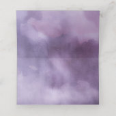 ラベ素朴ンダーとユーカリ大理石結婚の プレイスカード (内部開封)