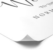 ラベ素朴ンダーとユーカリ歓迎結婚の ポスター (角)