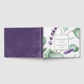 ラベ素朴ンダーとユーカリ結婚プス ゲストブック (全面)