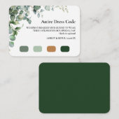 ラベ素朴ンダーとユ結婚ーカリの服装 エンクロージャーカード (正面/裏面)