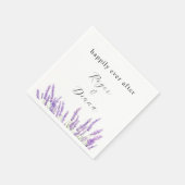 ラベ素朴ンダーフローラ結婚ズ スタンダードカクテルナプキン (角)