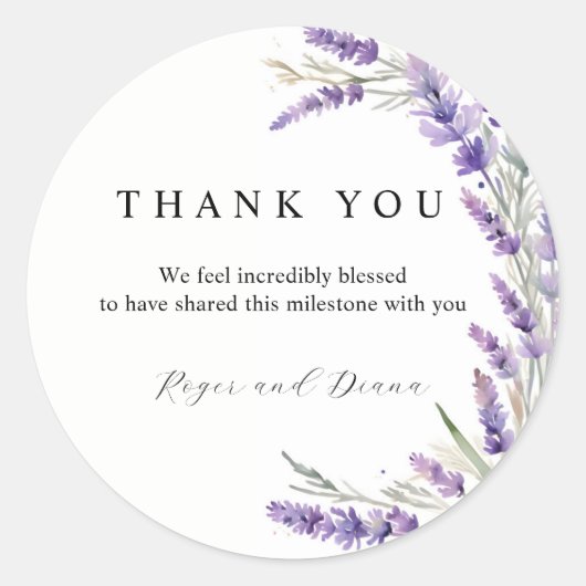 ラベ素朴ンダーフローラ結婚ズ ラウンドシール (正面)