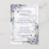 ラベ素朴ンダーユーカリ結婚グリーン詳細 エンクロージャーカード (正面)